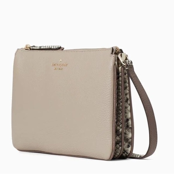 kate spade Handbags - kate spade - jackson triple gusset crossbody (snakeprint)